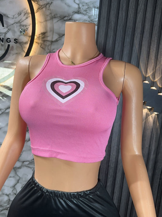 Sleeveless crop tops